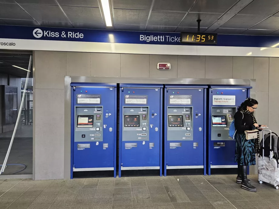 Distributeurs de billets pour les transports publics