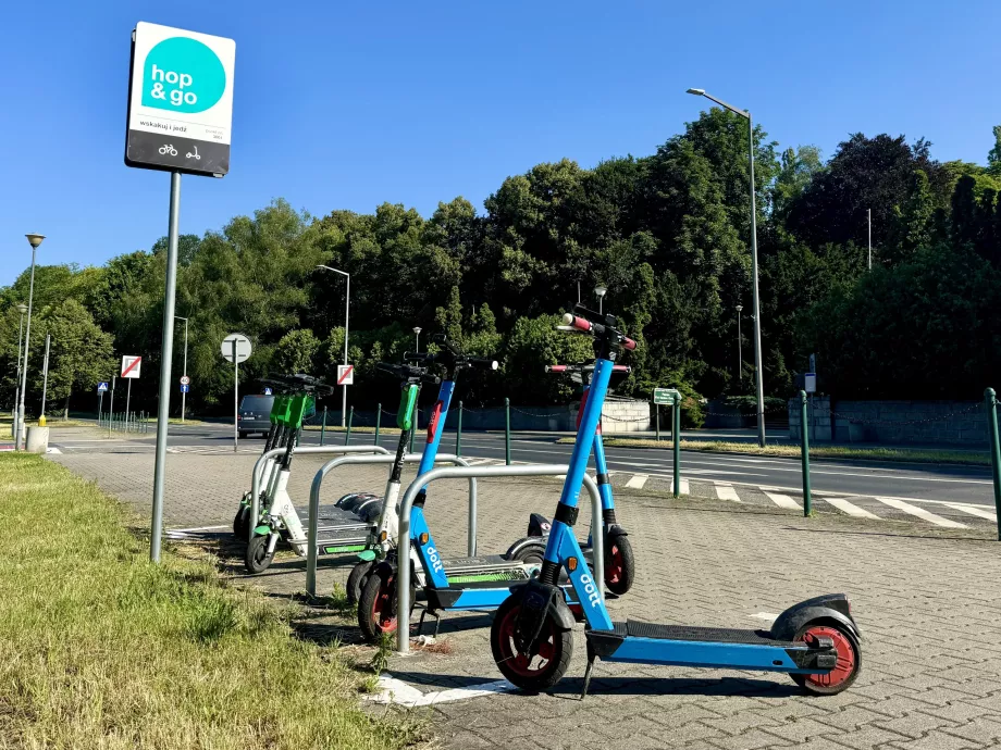 Scooters électriques à Poznan