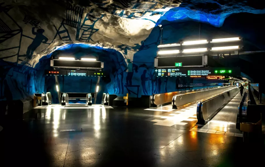 T-Centralen (sortie de la ligne bleue)