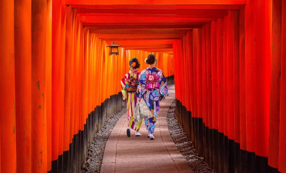 Dames en kimono à Kyoto