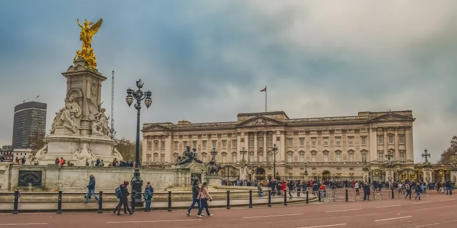 Vue générale du palais de Buckingham