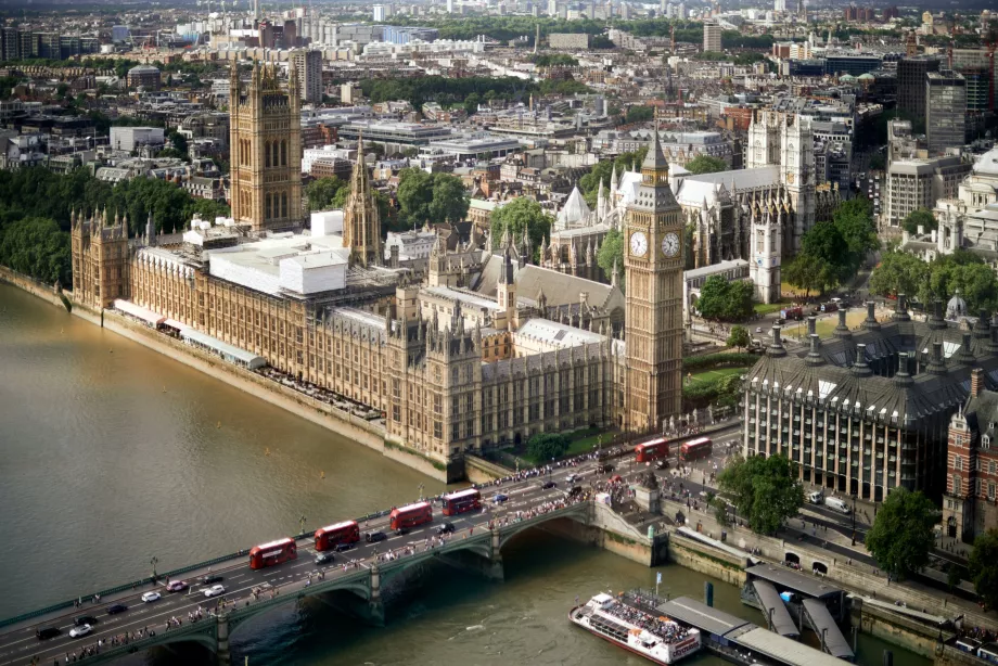 Vue de Big Ben et de Westminster