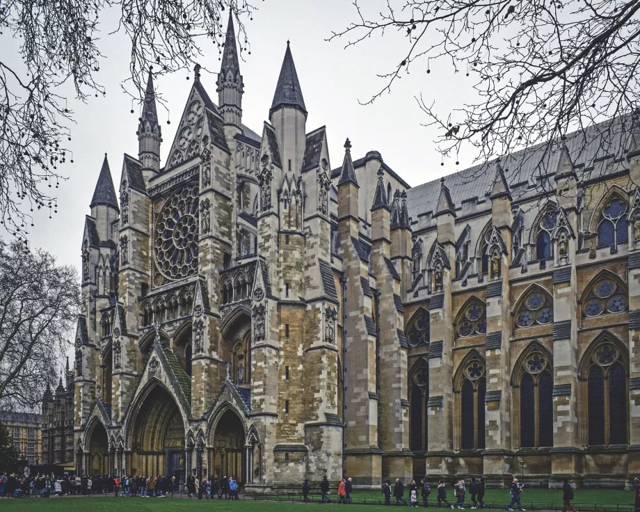 Abbaye de Westminster - façade nord