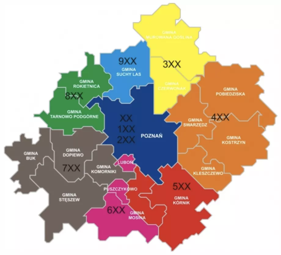 Numérotation des lignes de transport public à Poznan