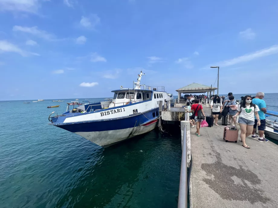 Bateau Bluewatter Bistari sur Tioman