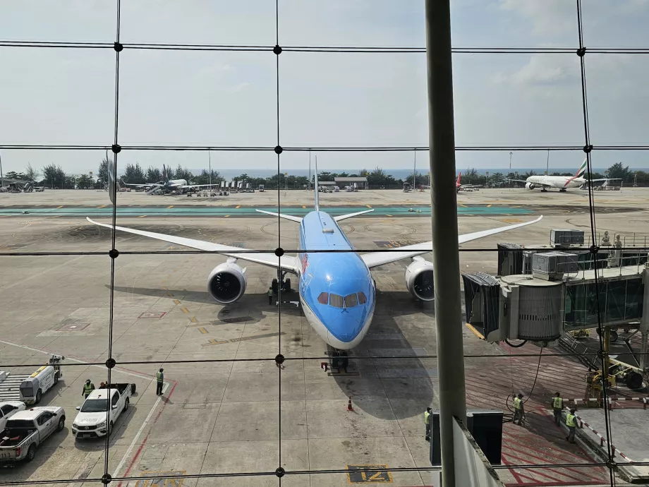 Neos à l'aéroport de Phuket, Thaïlande